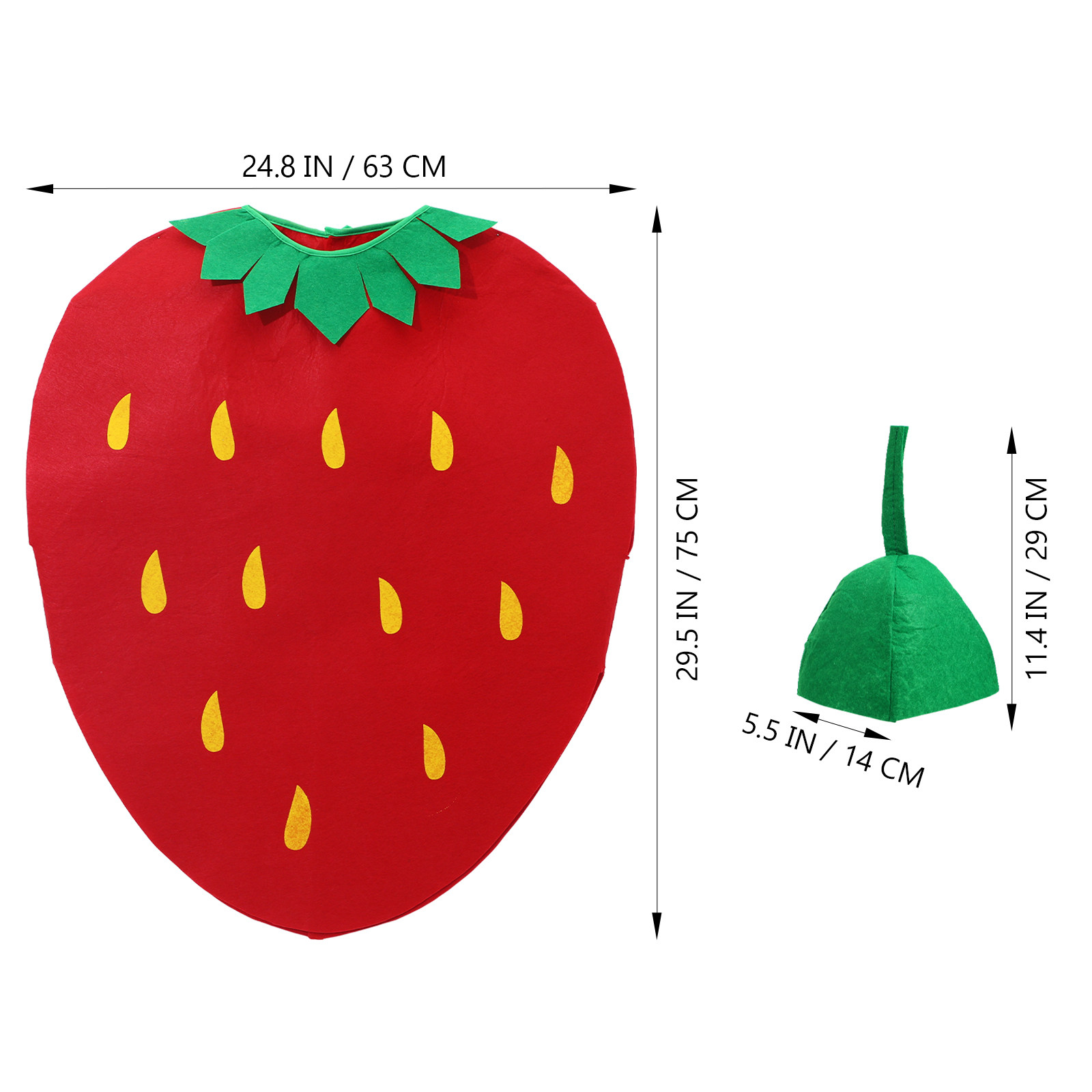 1Pz Costume da Fragola per Bam - Easy Cosplay Prop recensione e prezzo